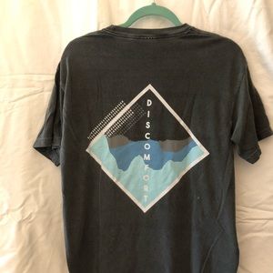 Seek discomfort T-shirt black size medium